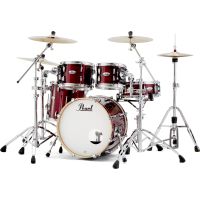 Pearl Professional Maple Fusion 4 fût Velvet Crimson - Vue 1